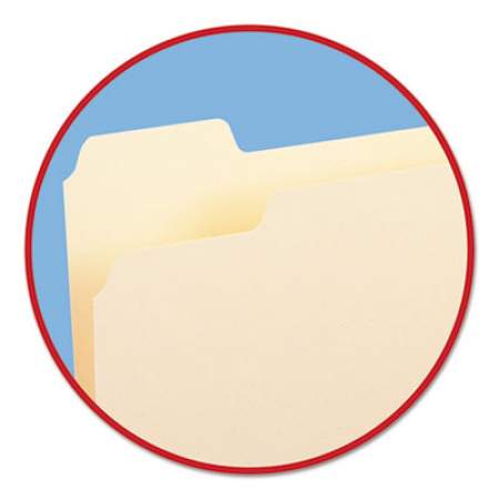 Smead Manila File Folders, 1/5-Cut Tabs, Letter Size, 100/Box (10350)