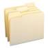 Smead Top Tab File Folders with Antimicrobial Product Protection, 1/3-Cut Tabs, Letter Size, Manila, 100/Box (10338)