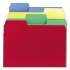 Smead SuperTab Colored File Folders, 1/3-Cut Tabs, Letter Size, 11 pt. Stock, Assorted, 100/Box (11987)