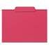 Smead Colored File Folders, 1/3-Cut Tabs, Letter Size, Red, 100/Box (12743)