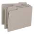 Smead Colored File Folders, 1/3-Cut Tabs, Letter Size, Gray, 100/Box (12343)