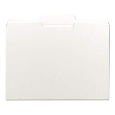 Smead Colored File Folders, 1/3-Cut Tabs, Letter Size, White, 100/Box (12843)