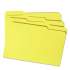 Smead Colored File Folders, 1/3-Cut Tabs, Legal Size, Yellow, 100/Box (17943)