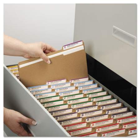 Smead Heavyweight Kraft File Folders, 1/3-Cut Tabs, Letter Size, 11 pt. Kraft, 100/Box (10734)