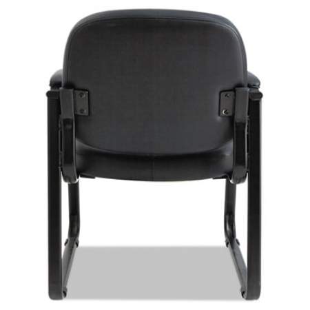 Alera Genaro Series Half-Back Sled Base Guest Chair, 25" x 24.80" x 33.66", Black (RL43C16)