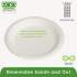 Eco-Products Renewable and Compostable Sugarcane Plates Convenience Pack, 6" dia, Natural White, 50/Pack (EPP016PK)