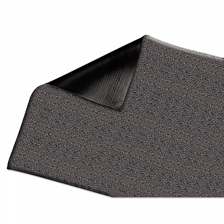 Soft Step Supreme Anti-Fatigue Floor Mat, Rectangular, Black Cross-Hatch Embossed Surface, 24
