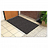 Golden Series Dual Rib Indoor Wiper Mats, Rectangular, Charcoal Gray Carpeted Surface, 36