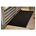 Golden Series Dual Rib Indoor Wiper Mats, Rectangular, Charcoal Gray Carpeted Surface, 36
