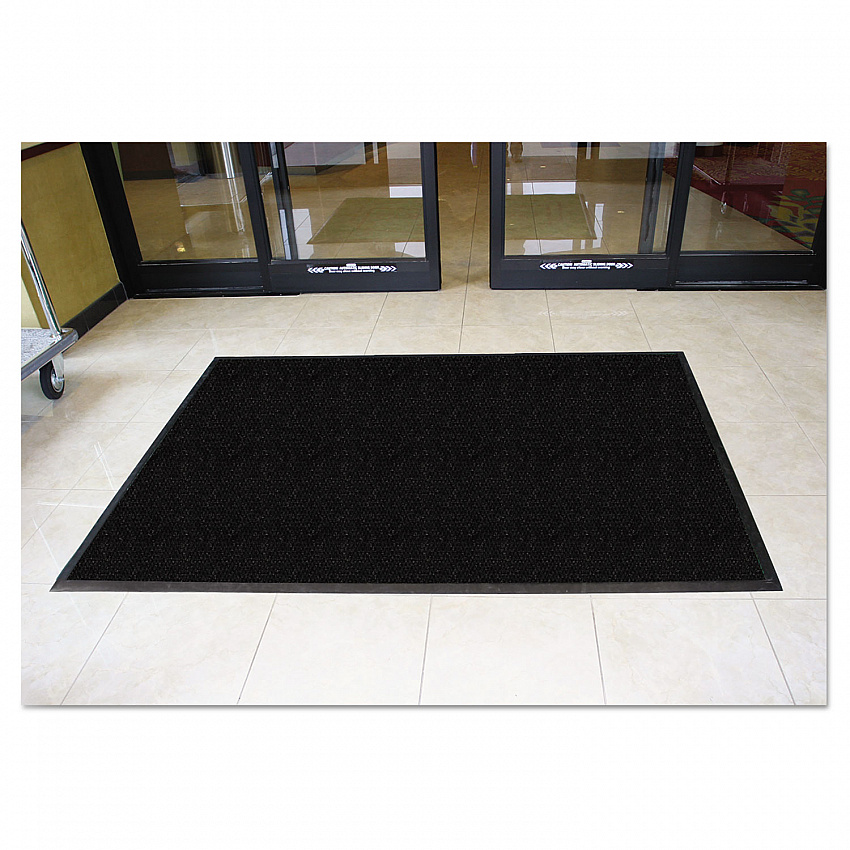 EliteGuard Indoor/Outdoor Floor Mat, Rectangular, Charcoal Gray Carpeted Surface, 36" x 60" (UGMM030504)