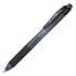 Pentel EnerGel-X Gel Pen, Retractable, Medium 0.7 mm, Black Ink, Black Barrel, 24/Pack (BL107ASW2)