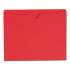 Smead Colored File Jackets with Reinforced Double-Ply Tab, Straight Tab, Letter Size, Red, 100/Box (75509)