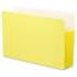 Smead Colored File Pockets, 3.5" Expansion, Legal Size, Yellow (74233)