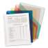 Smead Organized Up Poly Slash Jackets, 2-Sections, Letter Size, Assorted Colors, 5/Pack (89505)