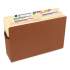 Smead Redrope Drop Front File Pockets, 3.5" Expansion, Legal Size, Redrope, 25/Box (74224)