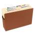 Smead Redrope Drop Front File Pockets, 3.5" Expansion, Legal Size, Redrope, 50/Box (74805)
