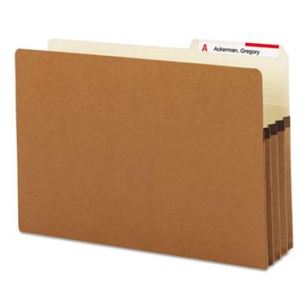 Smead Redrope Drop Front File Pockets, 3.5" Expansion, Legal Size, Redrope, 25/Box (74088)