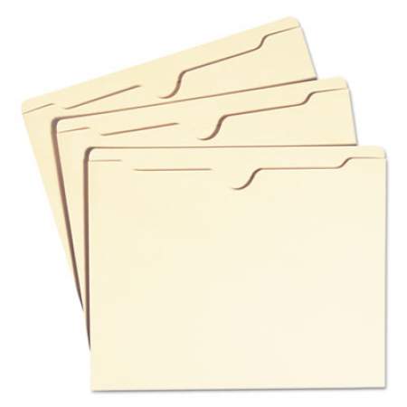 Smead Manila File Jackets, 1-Ply Straight Tab, Letter Size, Manila, 100/Box (75410)
