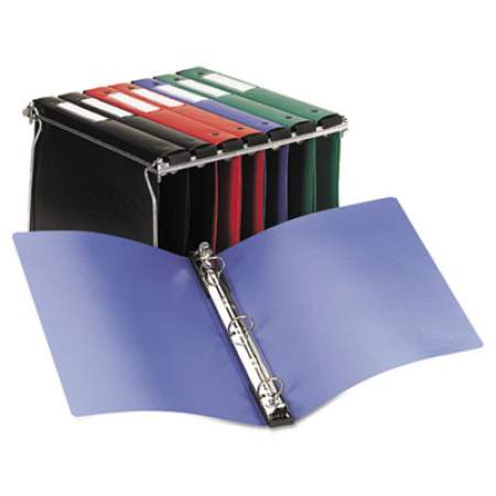 Avery Hanging Storage Flexible Non-View Binder with Round Rings, 3 Rings, 1" Capacity, 11 x 8.5, Blue (14800)