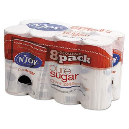 N'Joy Pure Sugar Cane, 22 oz Canisters, 8/Carton (827820)