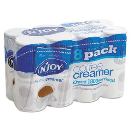 N'Joy Non-Dairy Coffee Creamer, 16 oz Canister, 8/Carton (827783)