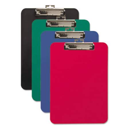 Mobile OPS Unbreakable Recycled Clipboard, 1/4" Capacity, 8 1/2 x 11, Red (61622)
