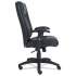 Alera CC Series Executive High-Back Bonded Leather Chair, Supports Up to 275 lb, 19.29" to 22.83" Seat Height, Black (CC4119)