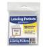 C-Line Self-Adhesive Labeling Pockets, Top Load, 3 3/4 x 3, Clear, 25/Pack (70443)