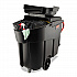 Mega BRUTE Mobile Container, 120 gal, Plastic, Black (9W73BLA)