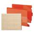 Smead Colored Poly Out Guides with Pockets, 1/3-Cut End Tab, Out, 8.5 x 11, Red, 25/Box (61950)