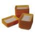 International Tray Pads Meat Tray Pads, 6w x 4.5d, White/Yellow, 1,000/Carton (TA1341108)