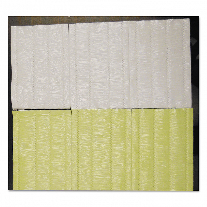 Meat Tray Pads, 6 x 4.5, White/Yellow, Paper, 1,000/Carton (TA1341108)