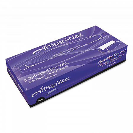 WF12 Interfolded Dry Wax Deli Paper, 12 x 10.75, White, 500/Box, 12 Boxes/Carton (012012)