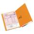 Smead Reinforced End Tab Colored Folders, Straight Tab, Letter Size, Orange, 100/Box (25510)