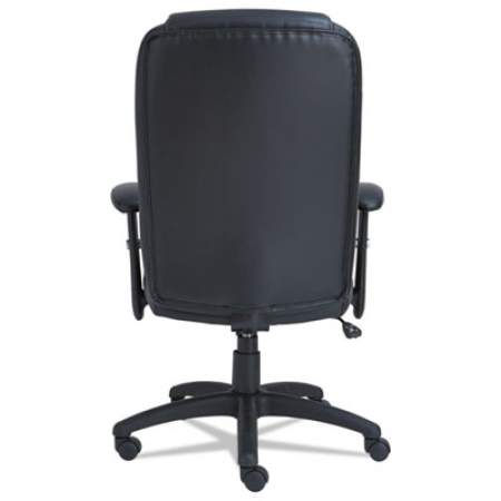 Alera CC Series Executive High-Back Bonded Leather Chair, Supports Up to 275 lb, 19.29" to 22.83" Seat Height, Black (CC4119)