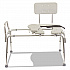 Heavy-Duty Sliding Transfer Bench with Cut-Out Seat, 19w x 15d x 19 to 23h, 400 lbs Capacity (52217341900)