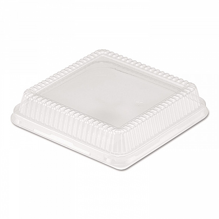 Plastic Dome Lid, 8.25 x 8.25 x 1.5, Clear, 500/Carton (4048DL)