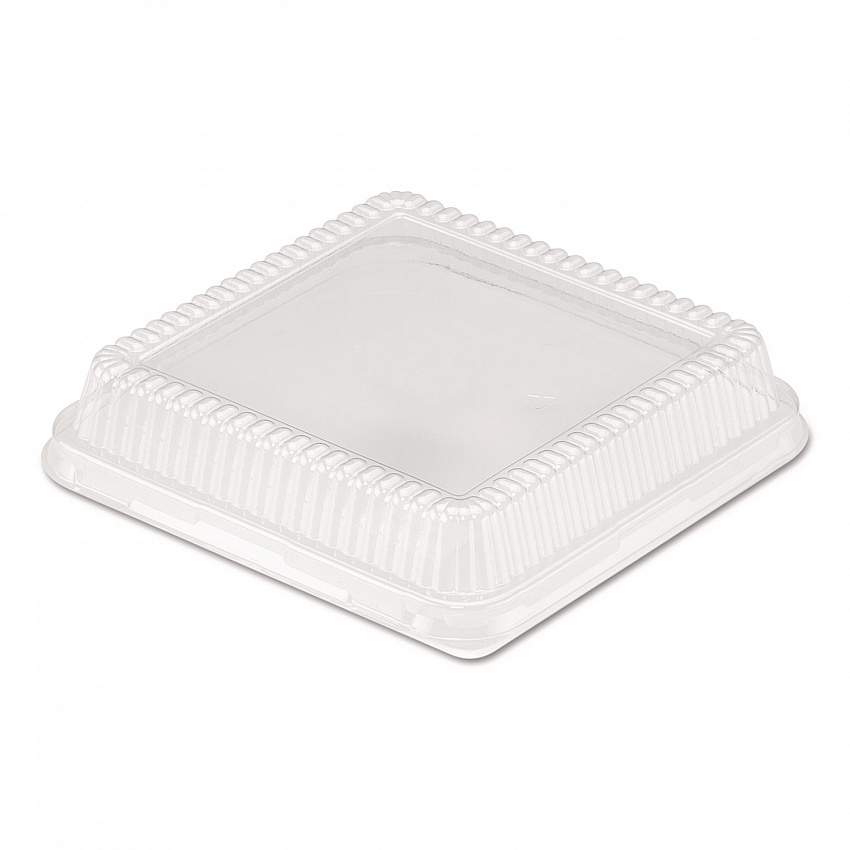 Plastic Dome Lid, 8.25 x 8.25 x 1.5, Clear, 500/Carton (4048DL)