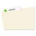 Avery Handwrite Only Self-Adhesive Removable Round Color-Coding Labels, 0.5" dia., Neon Green, 60/Sheet, 14 Sheets/Pack, (5052) (05052)