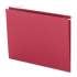 Smead Colored Hanging File Folders, Letter Size, 1/5-Cut Tab, Red, 25/Box (64067)