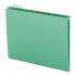 Smead Colored Hanging File Folders, Letter Size, 1/5-Cut Tab, Green, 25/Box (64061)