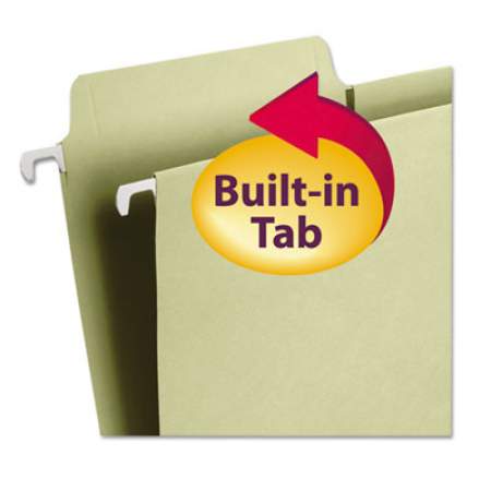 Smead FasTab Hanging Folders, Letter Size, 1/3-Cut Tab, Assorted, 18/Box (64054)