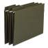 Smead FasTab Hanging Folders, Legal Size, 1/3-Cut Tab, Standard Green, 20/Box (64137)