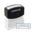 Universal Message Stamp, E-MAILED, Pre-Inked One-Color, Blue (10058)
