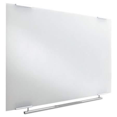 Iceberg Clarity Glass Dry Erase Board with Aluminum Trim, Frameless, 48 x 36 (31140)
