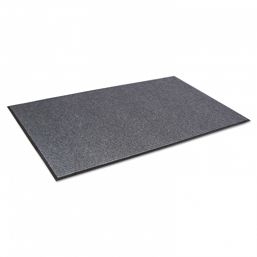 Needle-Rib Wiper/Scraper Mat, Rectangular, Gray Ribbed Surface, 36" x 60" (NR0035GY)