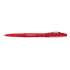 Universal Porous Point Pen, Stick, Medium 0.7 mm, Red Ink, Red Barrel, Dozen (50503)