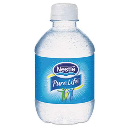 Nestle Waters Pure Life Purified Water, 8 oz Bottle, 48/Carton (12256656)