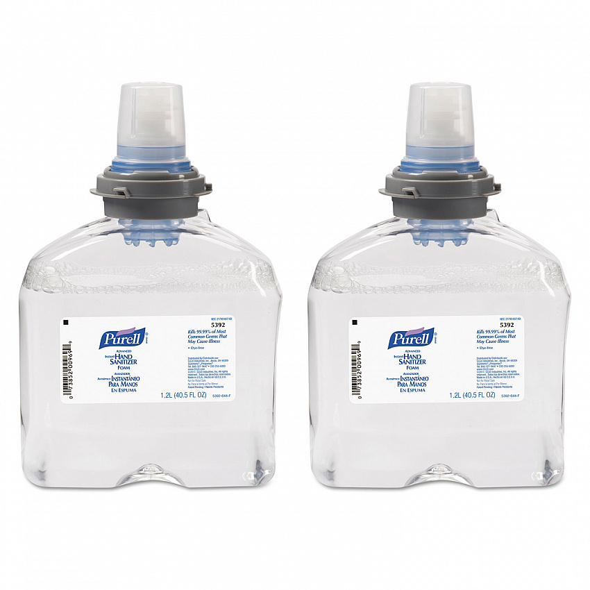 Advanced Hand Sanitizer TFX Refill, Foam 1,200 mL, Unscented (539202EA)