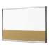 Quartet Magnetic Dry-Erase/Cork Board, 18 x 30, White Surface, Silver Aluminum Frame (ARCCB3018)